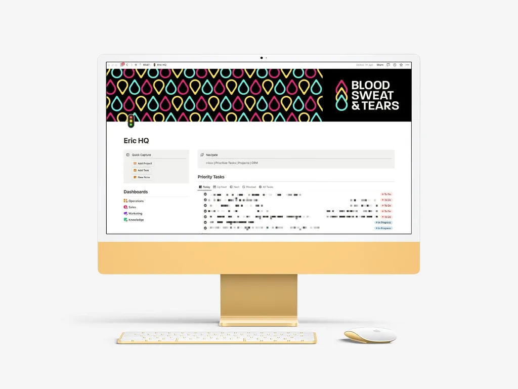 Eric HQ dashboard
