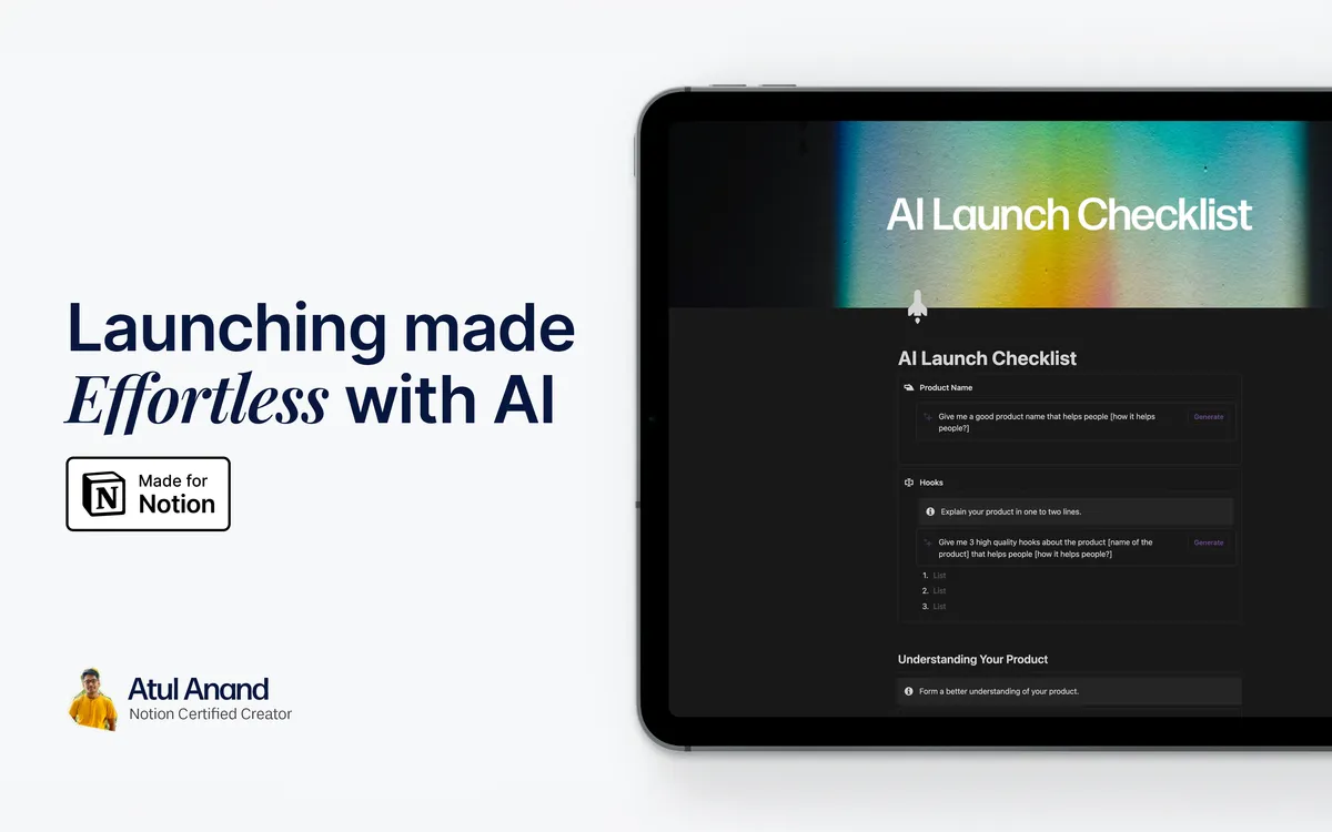 AI Launch Checklist