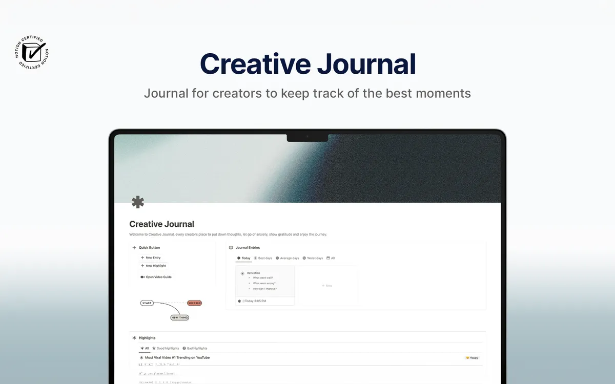 Creative Journal for Creators