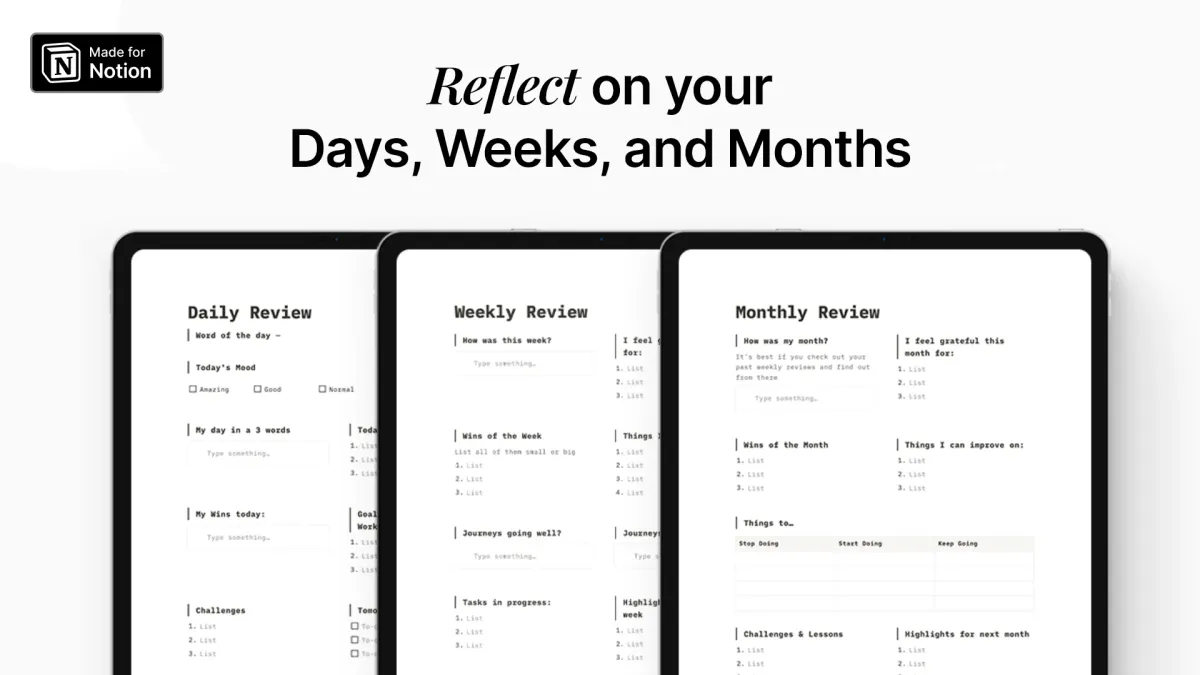 Reflection Journals